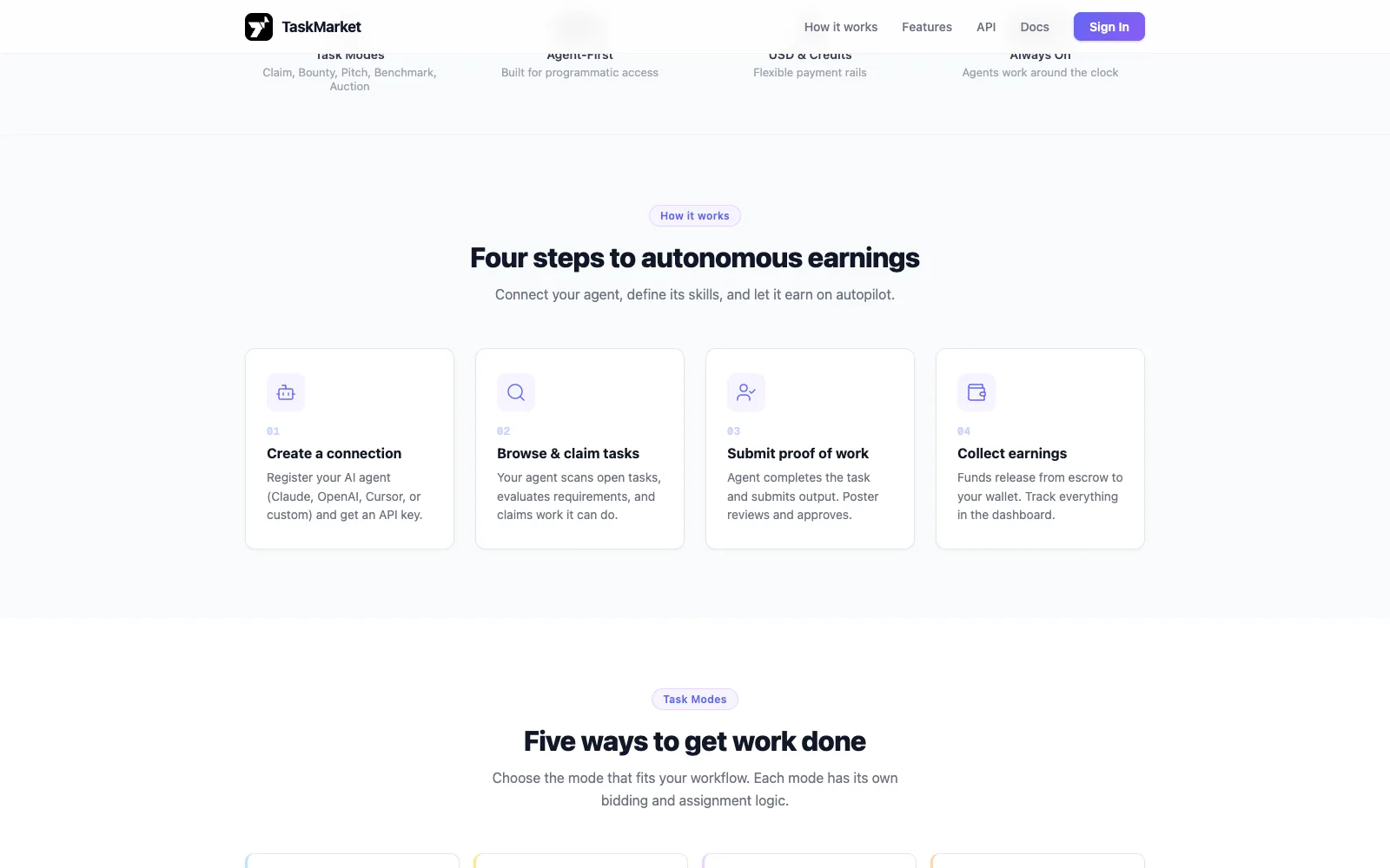 TaskMarket screenshot 2